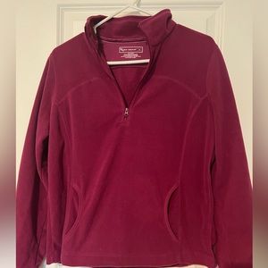 Women’s fleece pullover zip